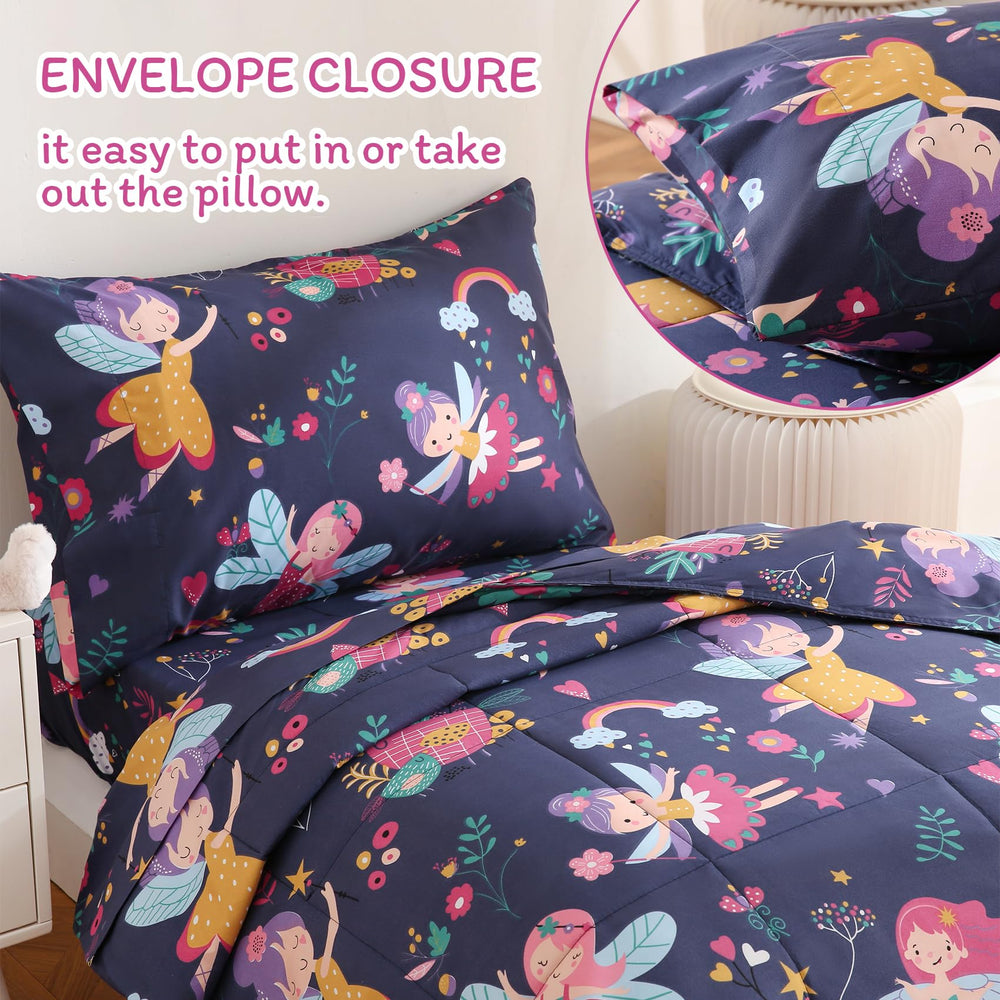 JSD Fairy dinosaur pattern stimulates imaginative bedtime play