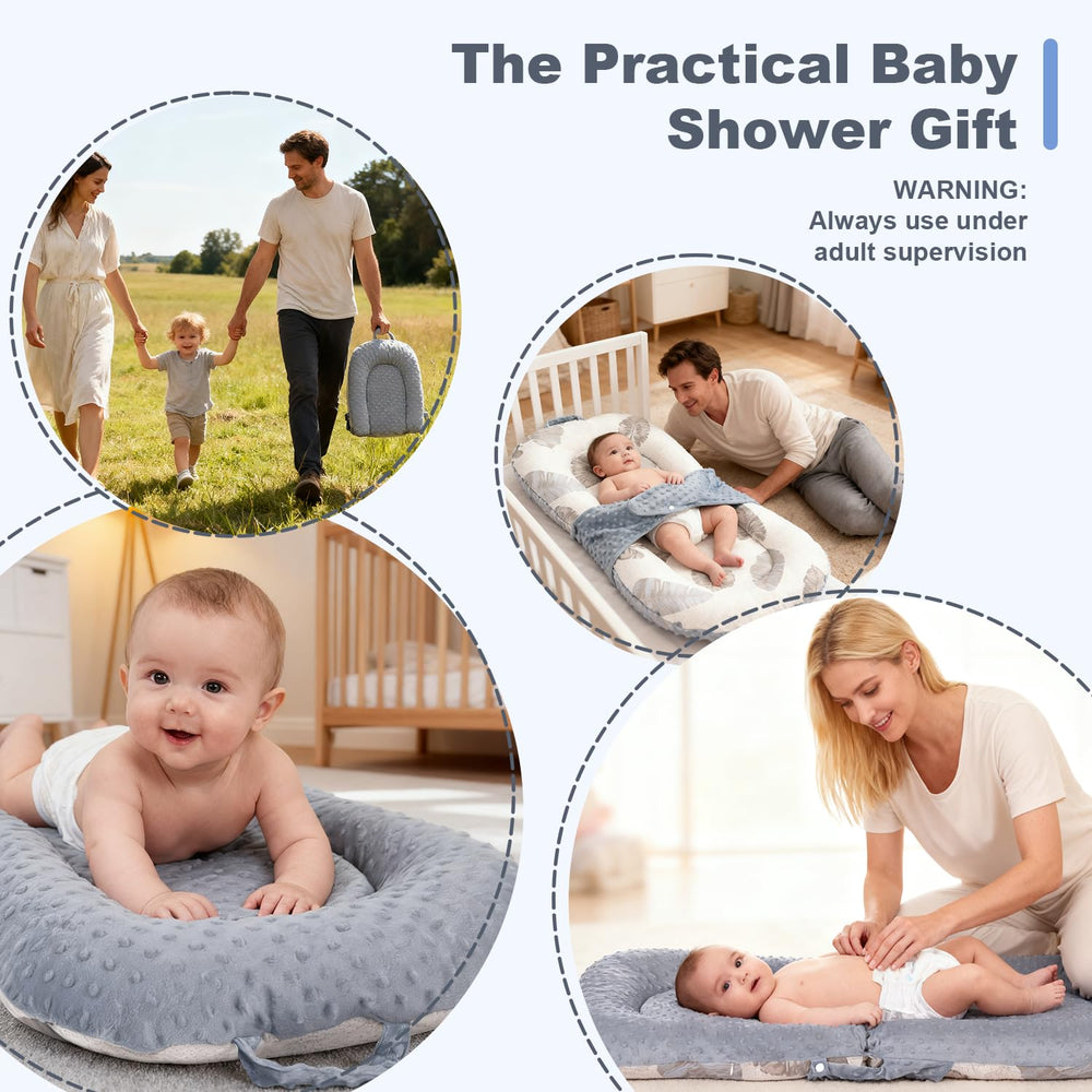 JSTPRO Baby Lounger removable cover is machine washable for quick cleanup