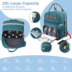 JSTPRO diaper bag insulated bottle pockets keeping bottles warm