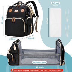 JSTPRO backpack highlights insulated bottle pockets to keep meals warm during outings.