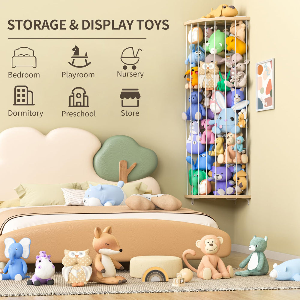 Jtksfcl corner space-saving design maximizes room in any nursery.