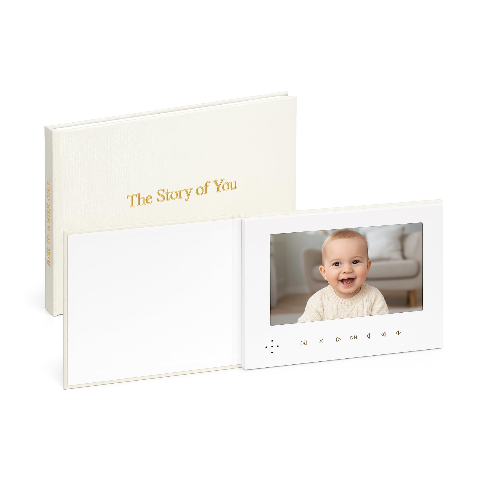 JTRF The Story of You keepsake with premium linen cover and gift-ready presentation.