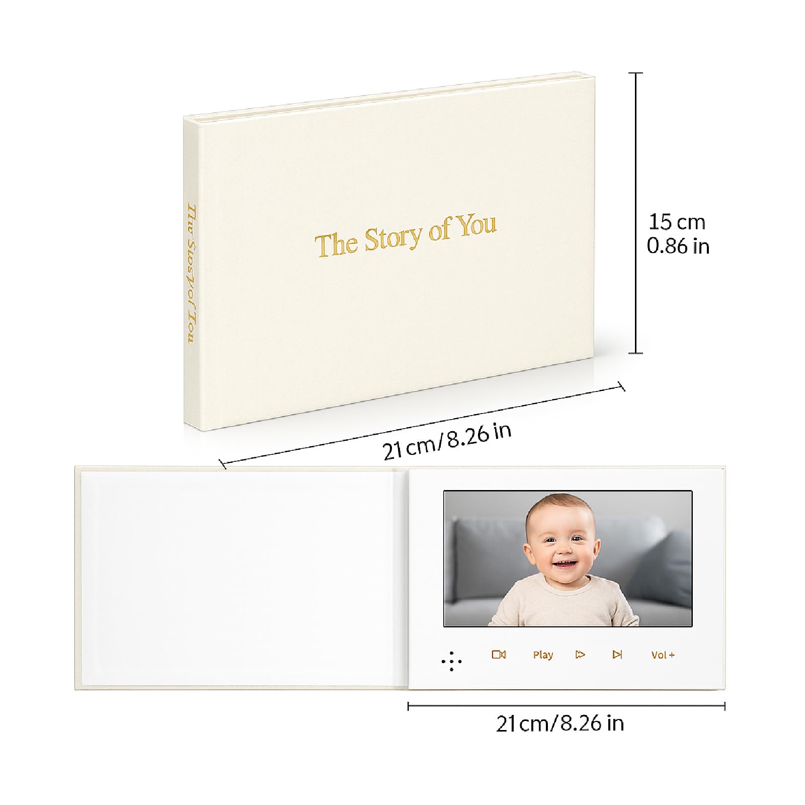 JTRF The Story of You white gift box enhances presentation.