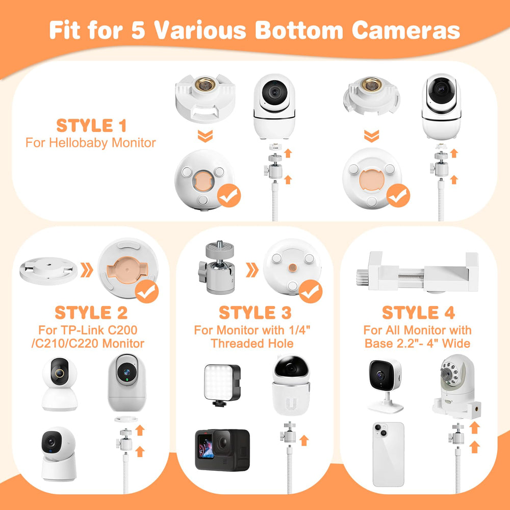 JUBOR adjustable height from 16 to 67 inches for optimal view