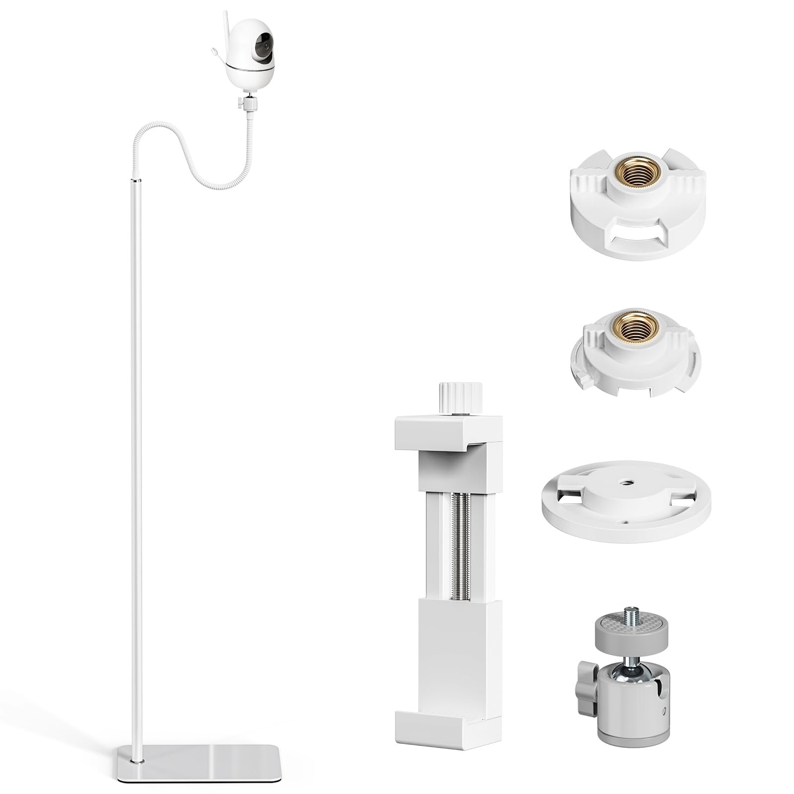 Easy to move around the house for flexible monitoring
