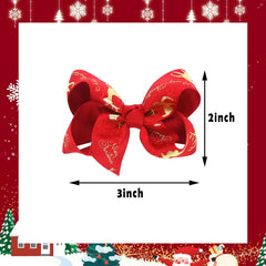 JUCCPUL elk pattern bow enhances Christmas dress-up and photos.