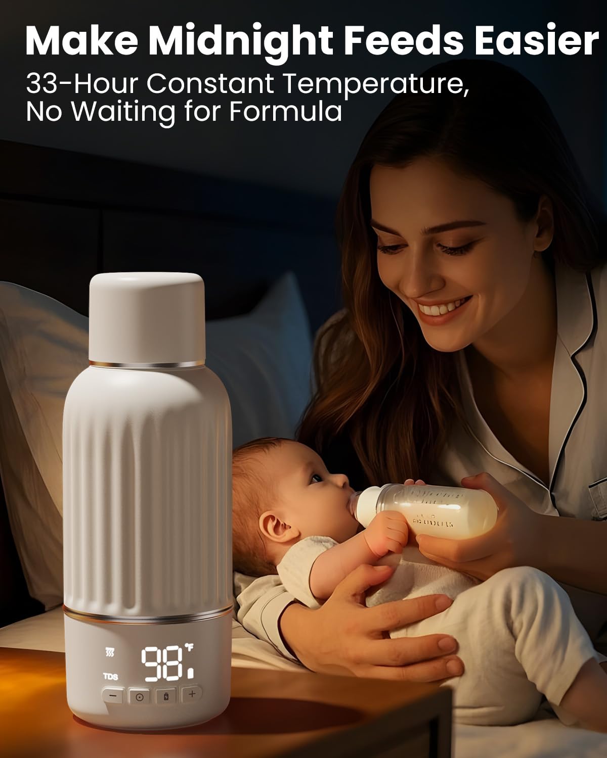 Juissiart 36W high-power heating for reliable warmth during outings