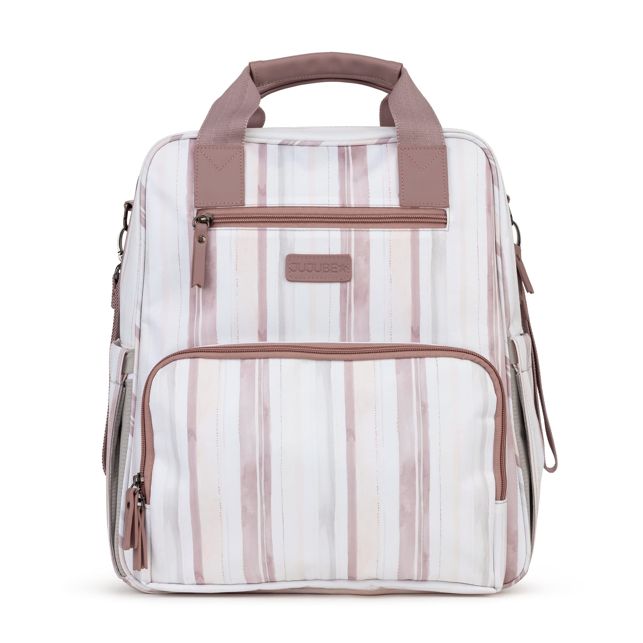 JuJuBe Nature Babe backpack front view, eco-friendly design for daily outings.