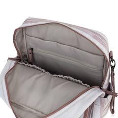 JuJuBe Nature Babe interior organization shows 13 pockets for essentials.