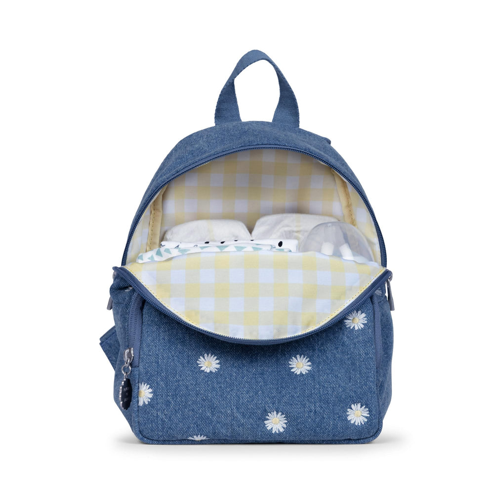 JuJuBe mini diaper bag backpack lightweight design for easy errands