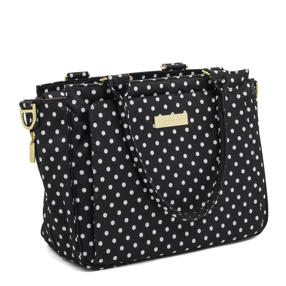JuJuBe Duchess insulated bottle pockets keep beverages warm or cold