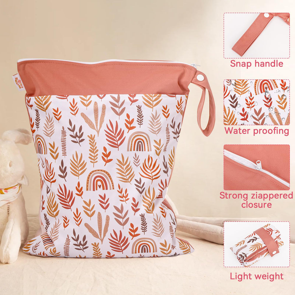 JuleLyn wet bag used for swimsuit storage and on-the-go essentials.