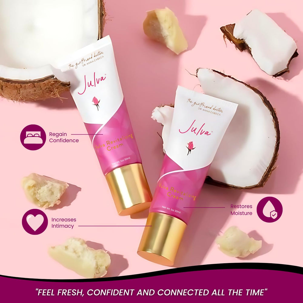 Julva texture closeup highlights rich, creamy feel ideal for daily use.