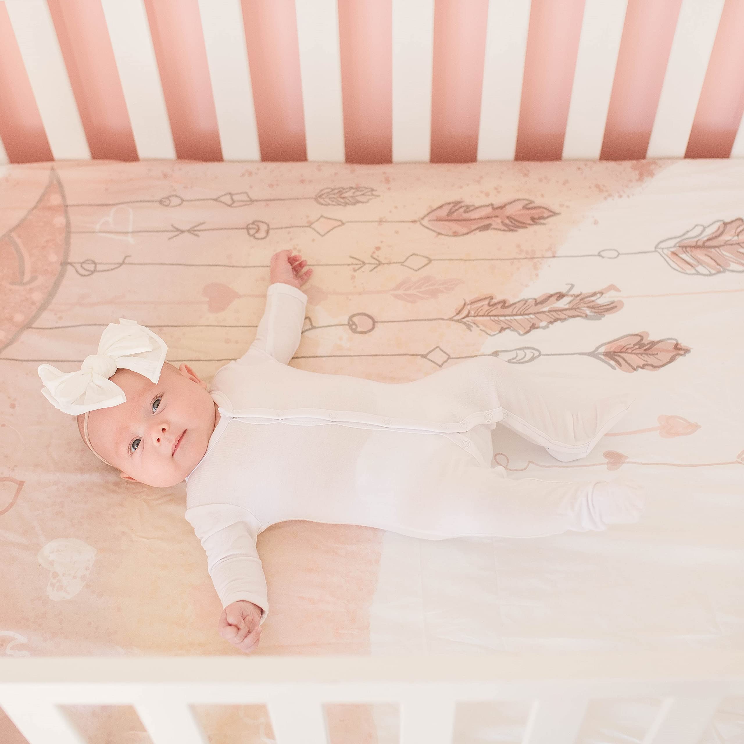 JumpOff Jo crib sheet as a thoughtful baby shower gift idea