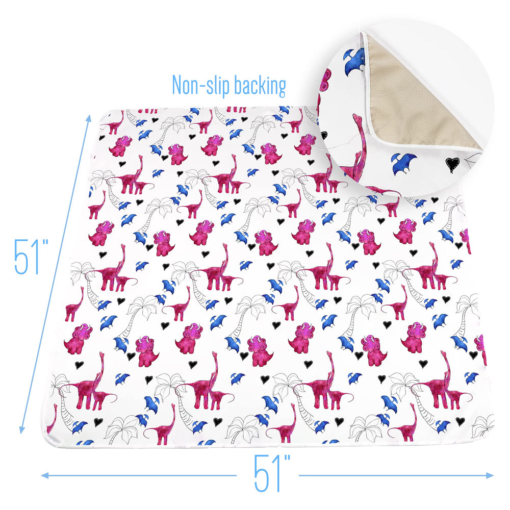 JumpOff Jo non-slip back splat mat ensures stable, mess-free mealtime on any surface.