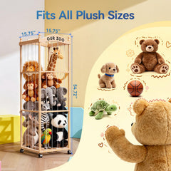 Jumvix 360-degree swivel wheels enable smooth, safe toy repositioning.