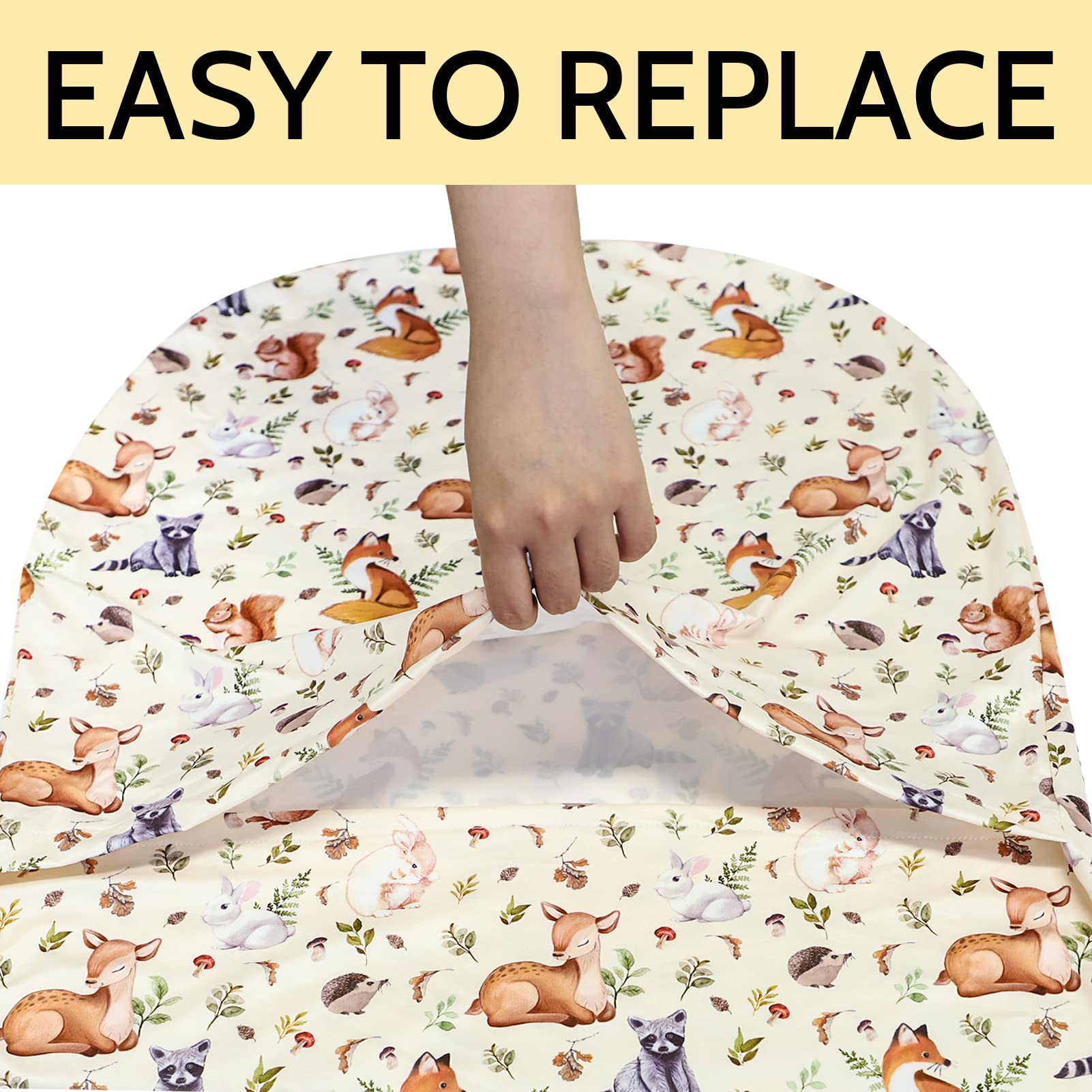 Jundetye cover fits most loungers with 31.5x21.3 inch universal size