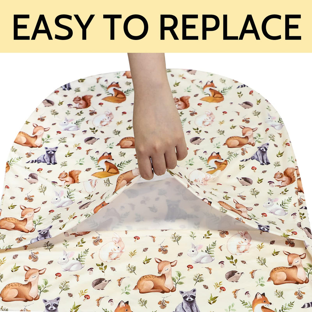 Jundetye cover fits most loungers with 31.5x21.3 inch universal size