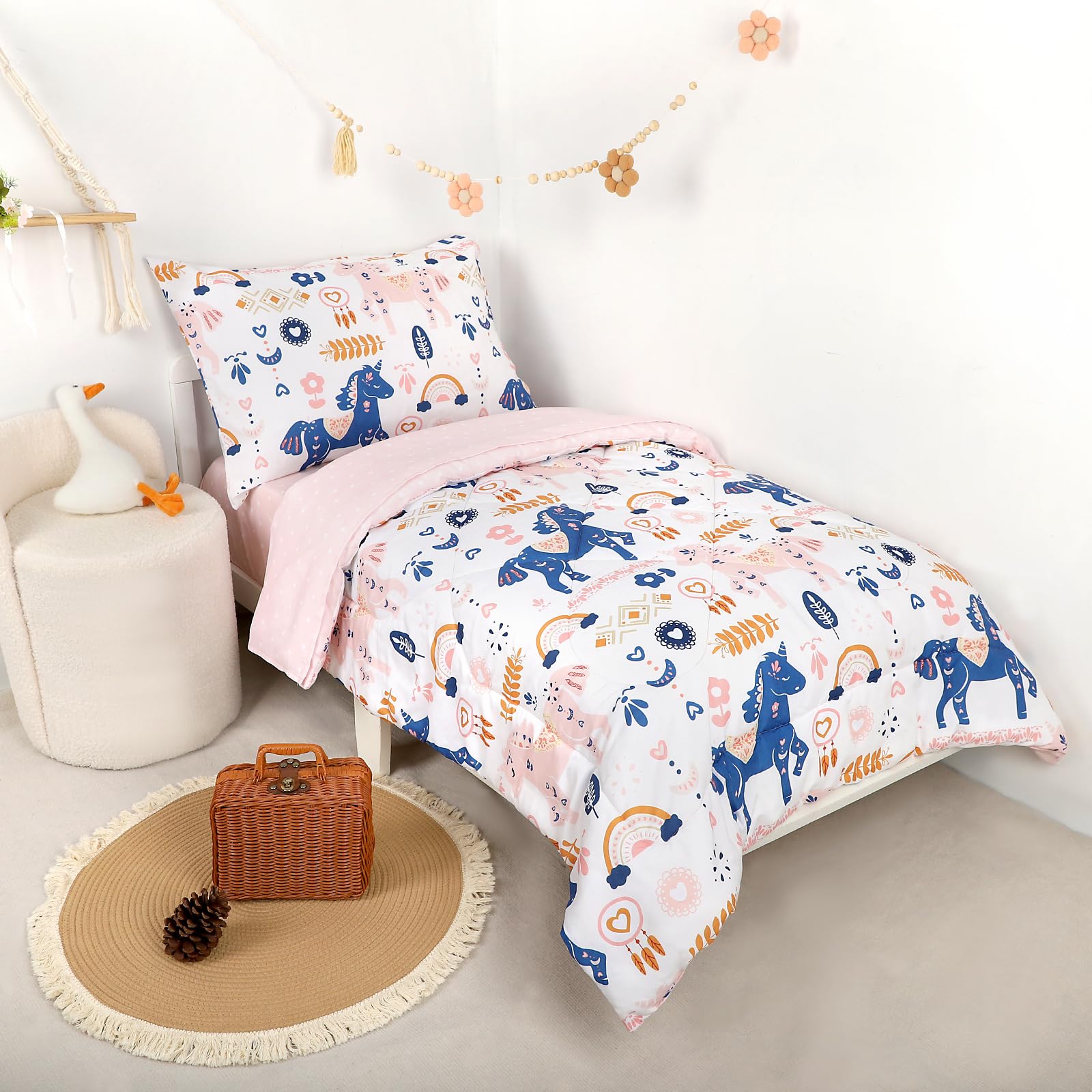 Jundetye boho unicorn design brightens nursery decor