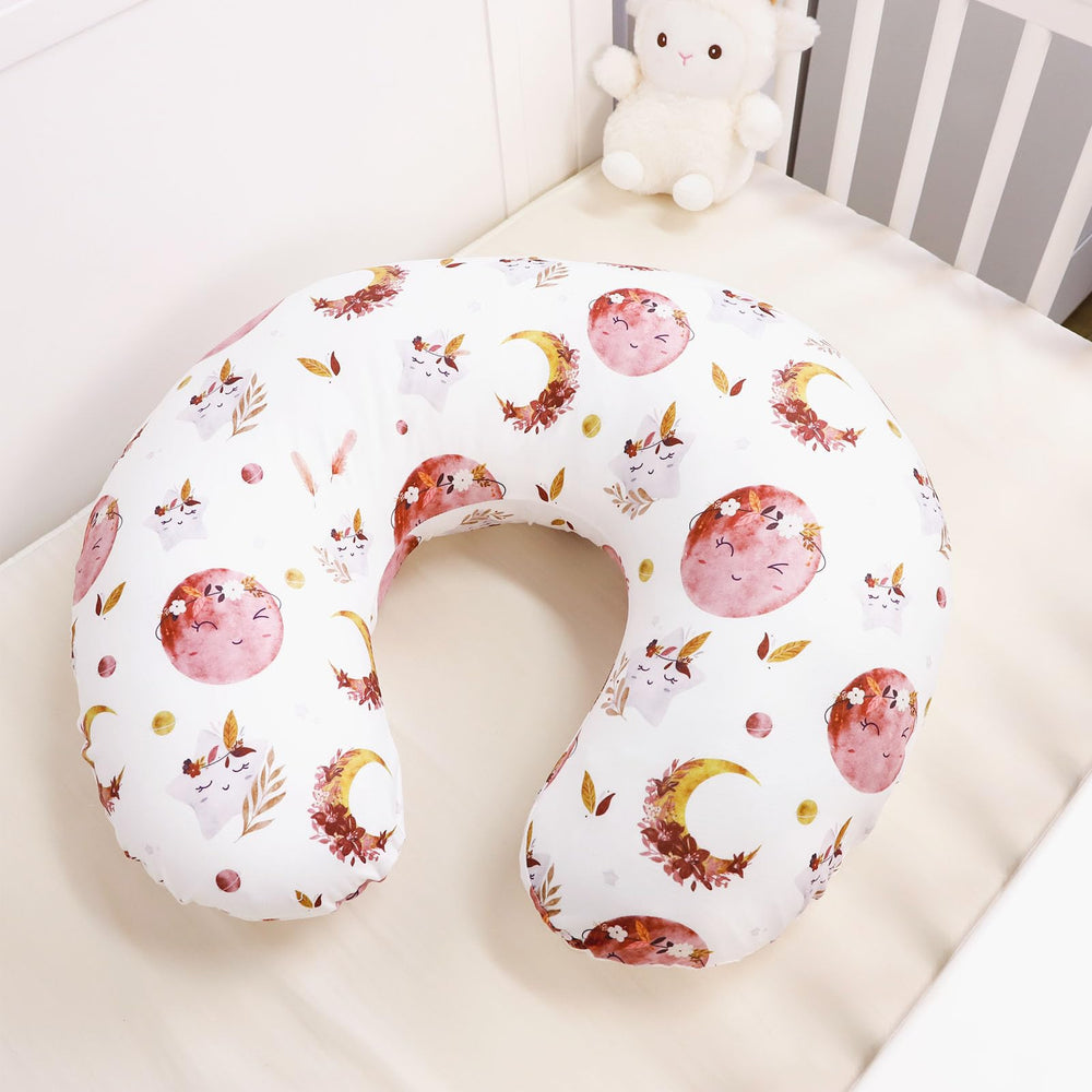 Jundetye breathable nursing pillow cover helps keep baby comfortable during feeds