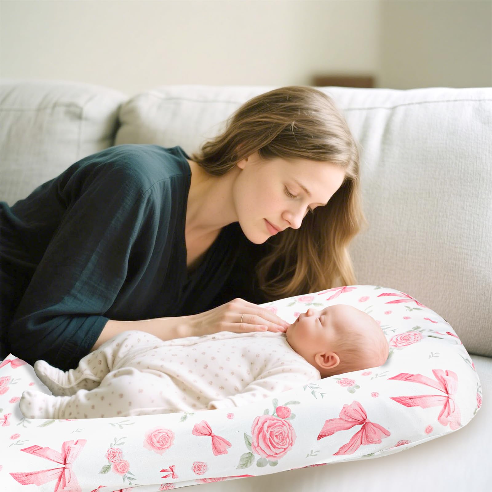 Jundetye breathable stretchy cover enhances airflow and baby comfort