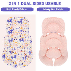 Jundetye car seat strap covers protect delicate skin from straps.