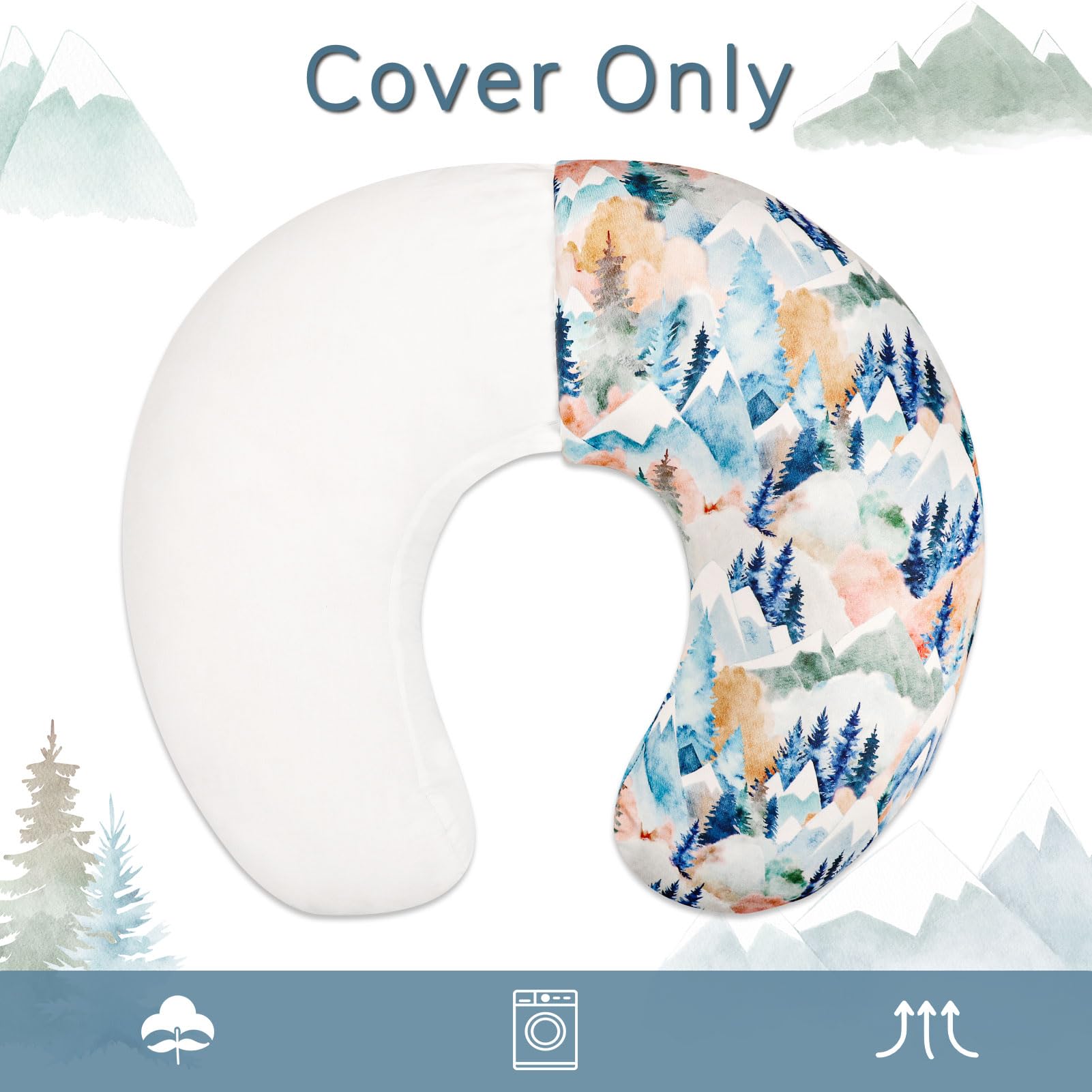 Jundetye breathable fabric cover during feeding and propping.