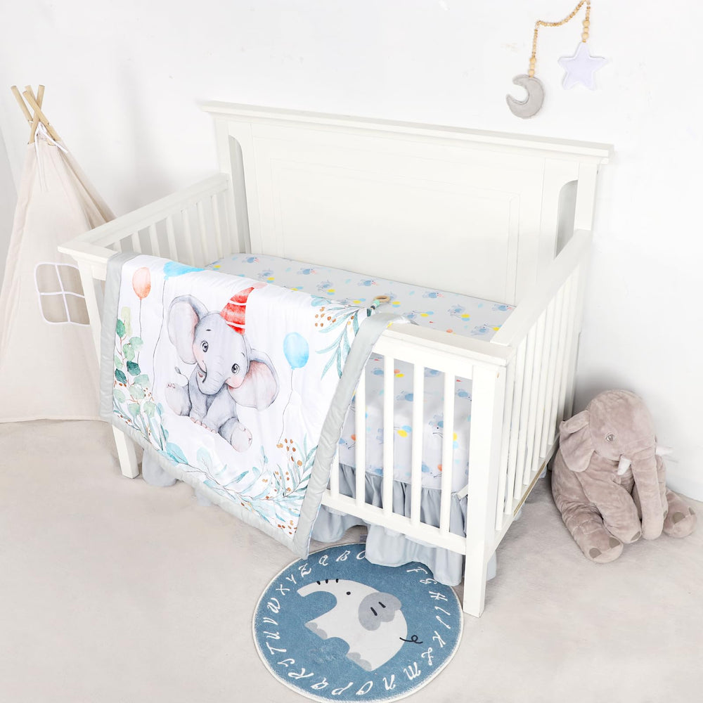 Jundetye fabric close-up shows soft, breathable polyester for baby comfort.