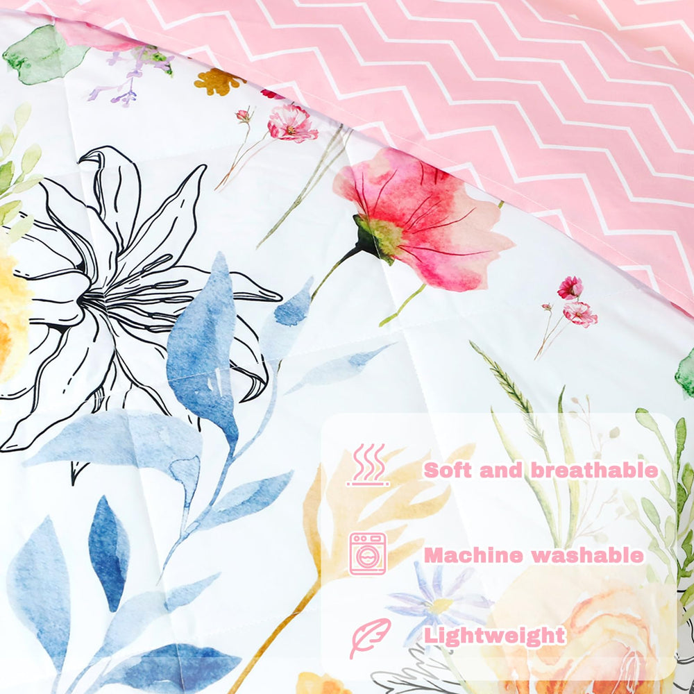 Jundetye pillowcase pink coordinates with set for cozy sleep