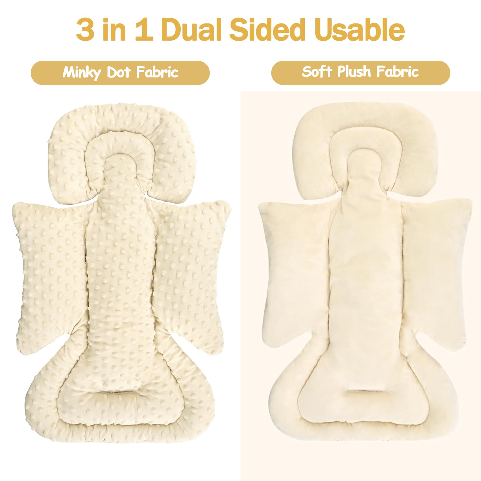 Jundetye head support offers gentle neck and head stabilization for babies