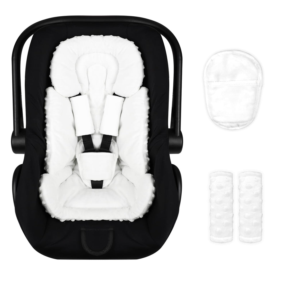 Jundetye infant car seat insert 3-in-1 for newborn comfort and support.