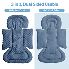 Jundetye strap pads blue close-up highlights gentle comfort and skin protection during rides.