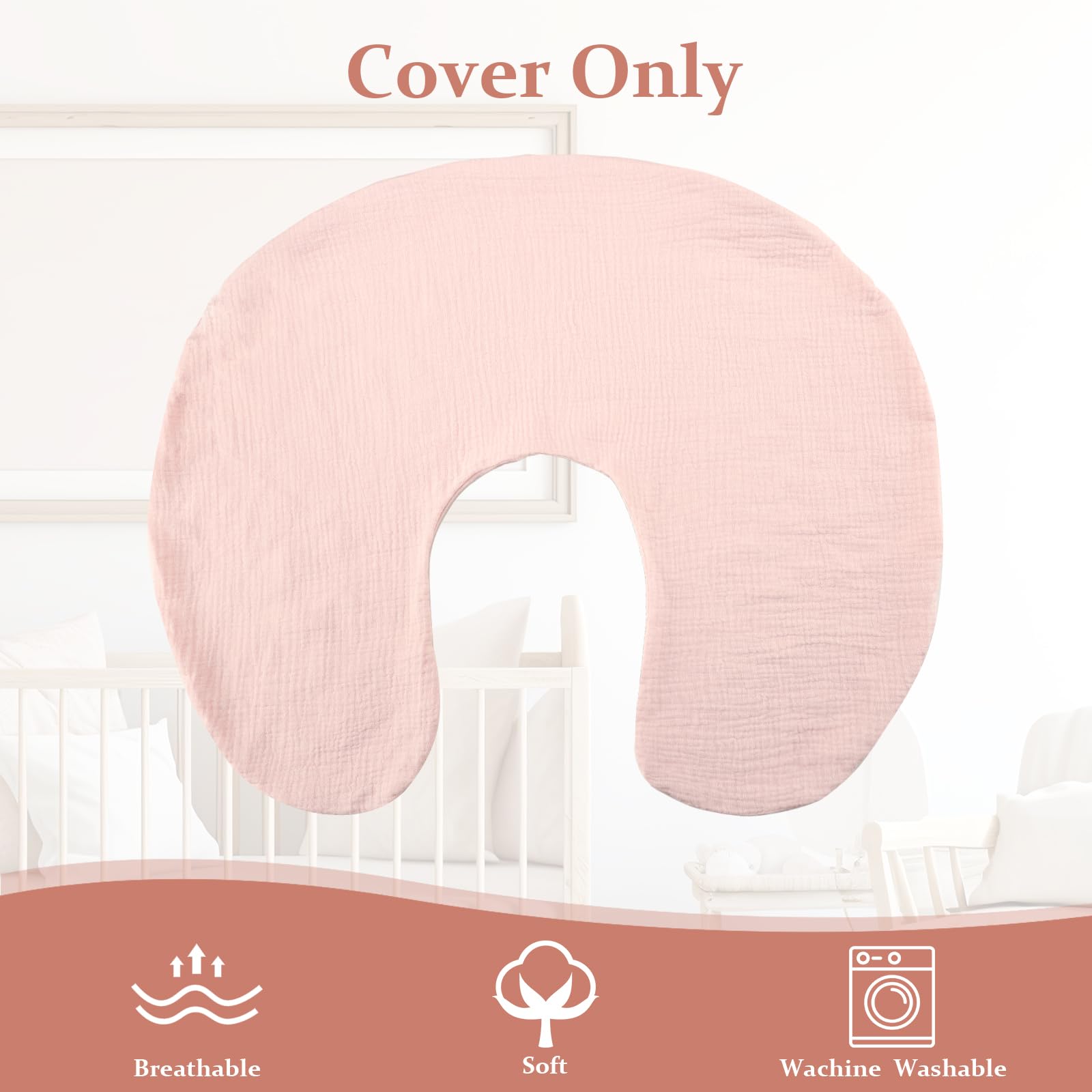 Jundetye machine-washable nursing cover simplifies cleanup.