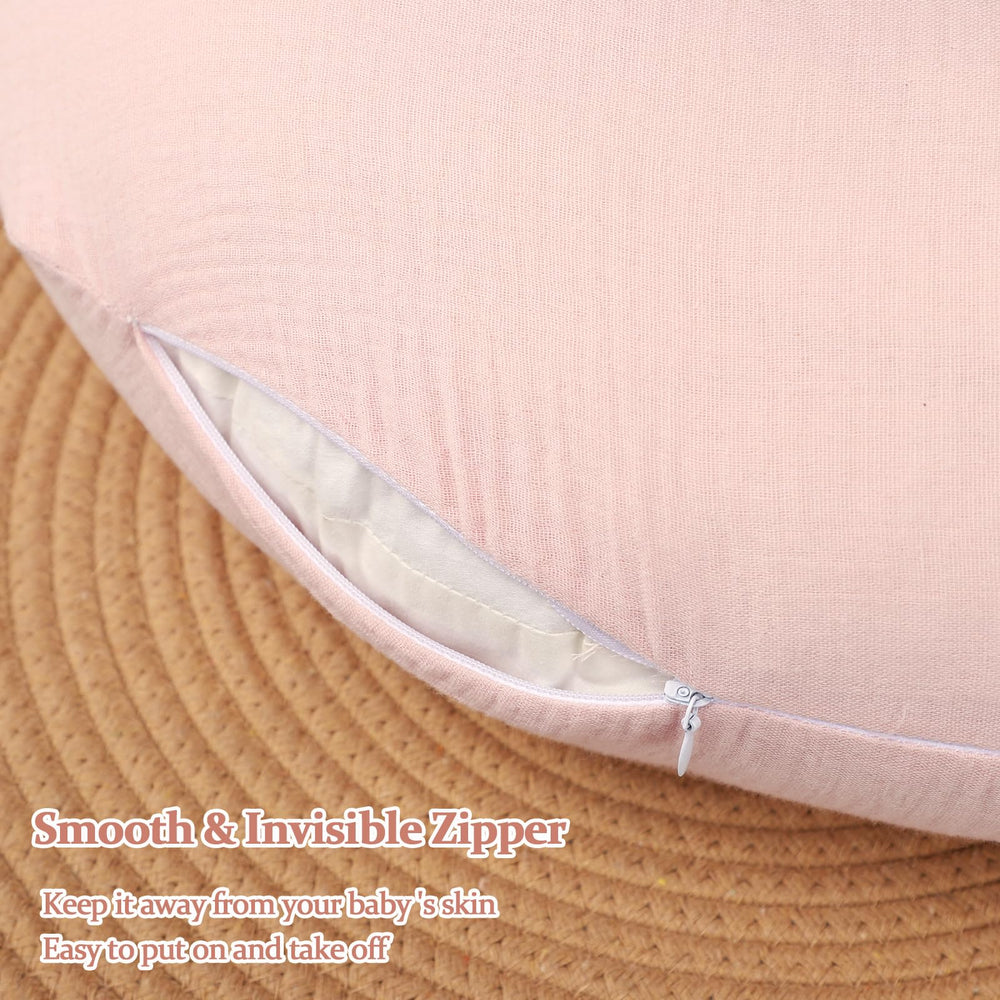 Jundetye muslin cotton cover is soft and durable for daily use.