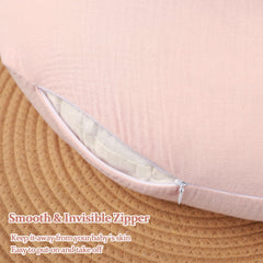 Jundetye muslin cotton cover is soft and durable for daily use.