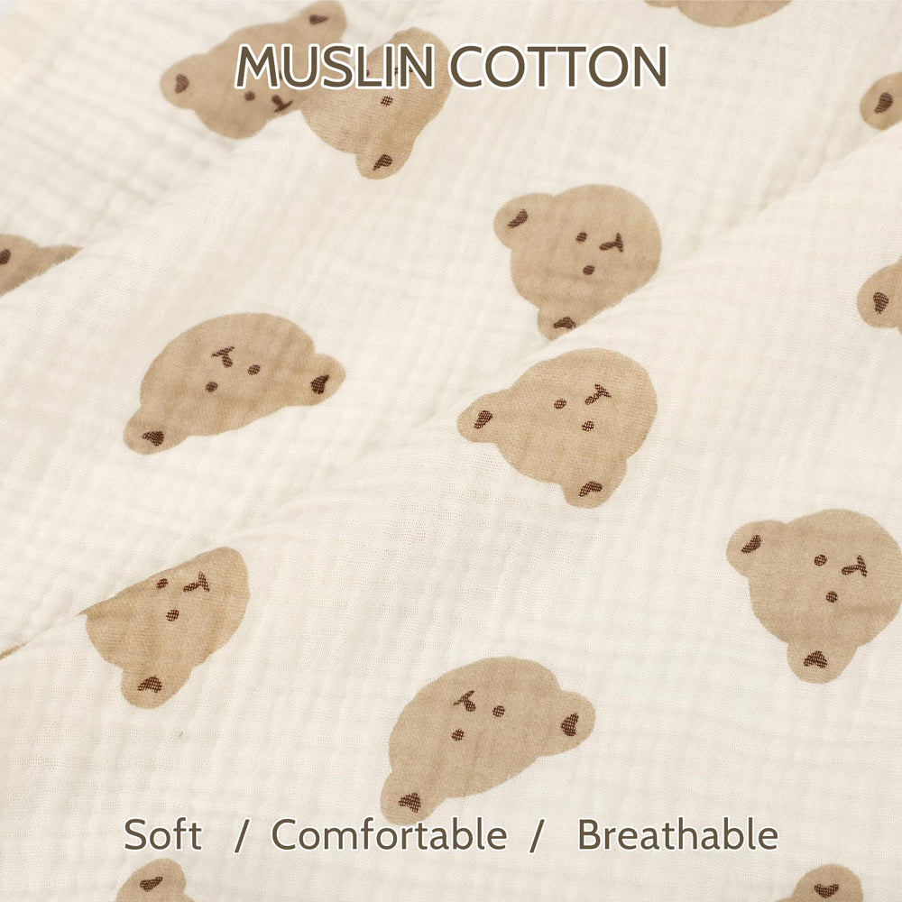 Jundetye muslin cotton soft texture provides breathable comfort.