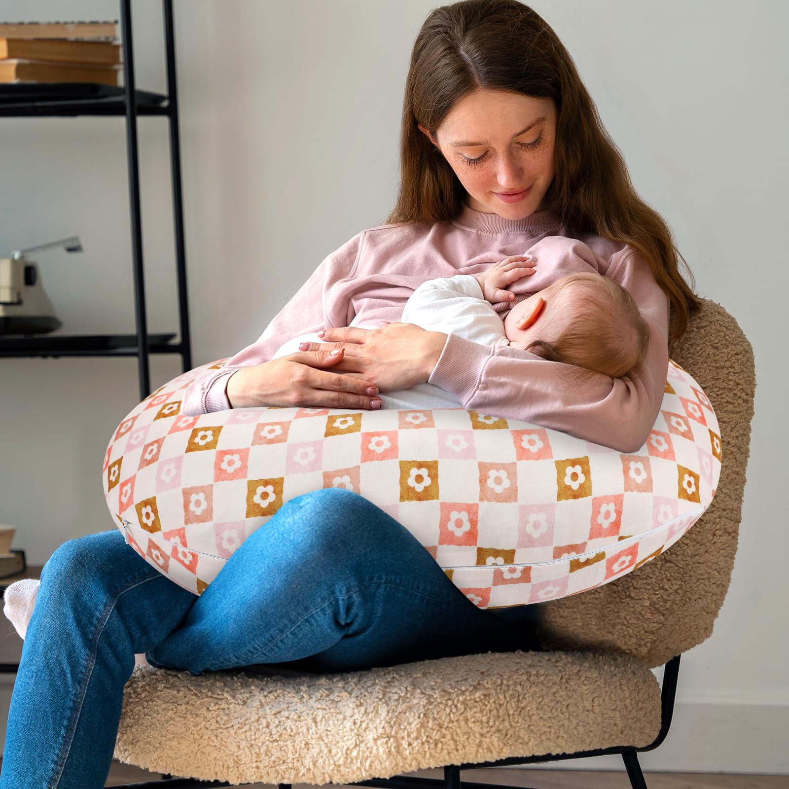 Jundetye nursing pillow cover package is a lightweight, gift-ready option.