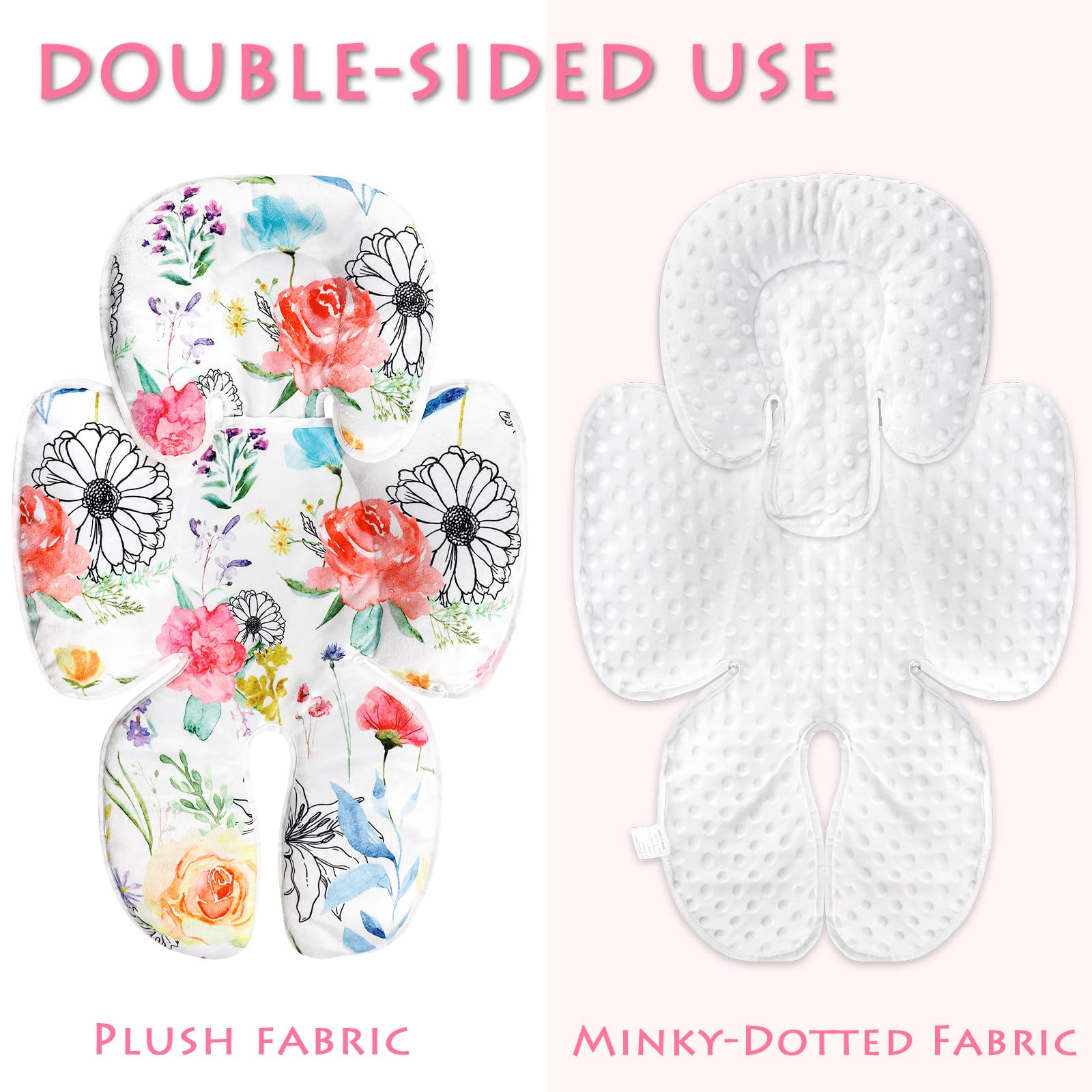 Jundetye soft plush flannel fabric provides gentle touch for baby.