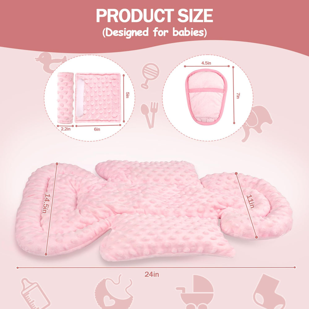 Jundetye head support cushion offers gentle alignment for baby head and body