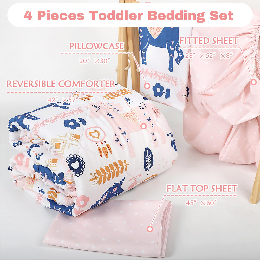 Jundetye pillowcase completes unicorn set with soft durable fabric