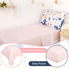 Jundetye flat sheet with breathable fabric for comfortable sleep