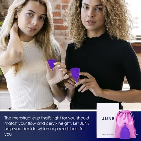 June Cup offers up to 12 hours of comfortable wear for daily activities.