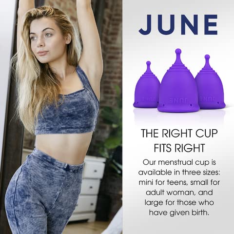 June Cup reusable for years reduces waste and lowers ongoing costs.