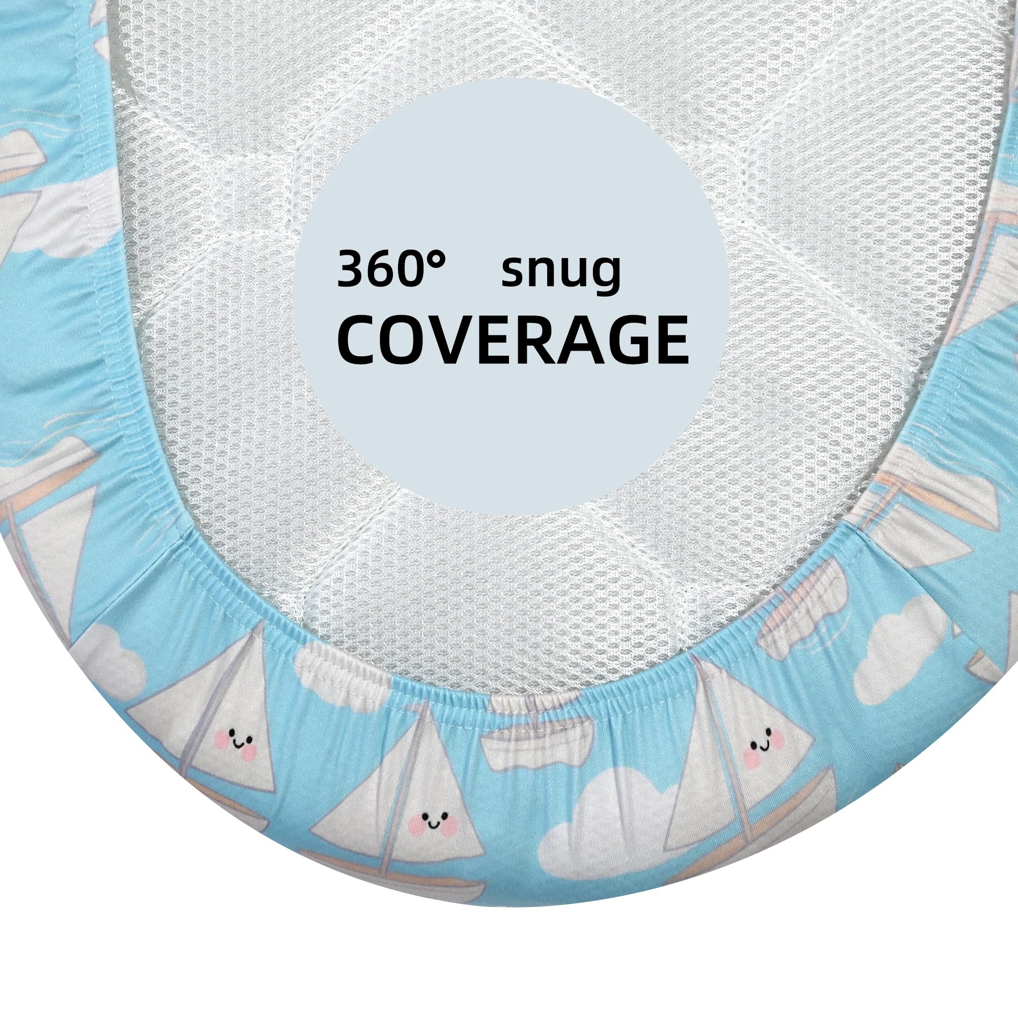 JUNENGCHUANG gentle, breathable material supports comfy baby sleep surfaces.