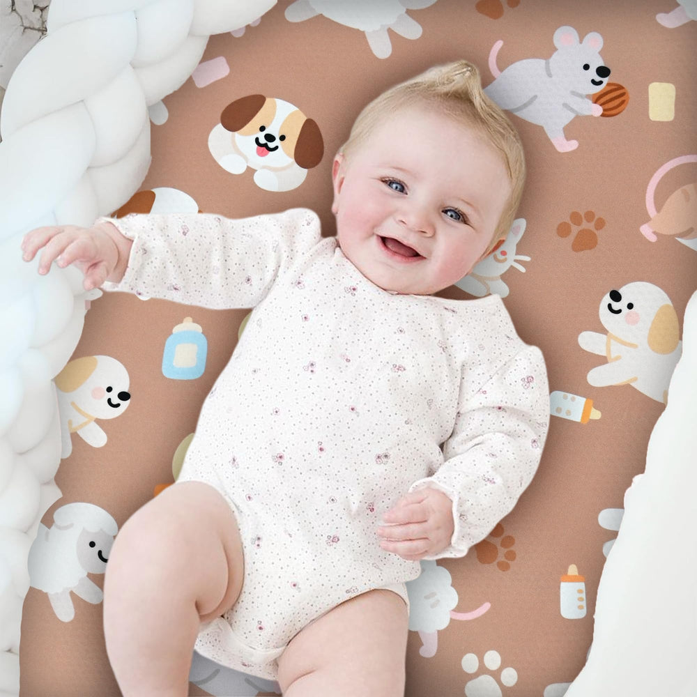 Junengchuang halo bassinet-compatible sheets simplify nursery setup