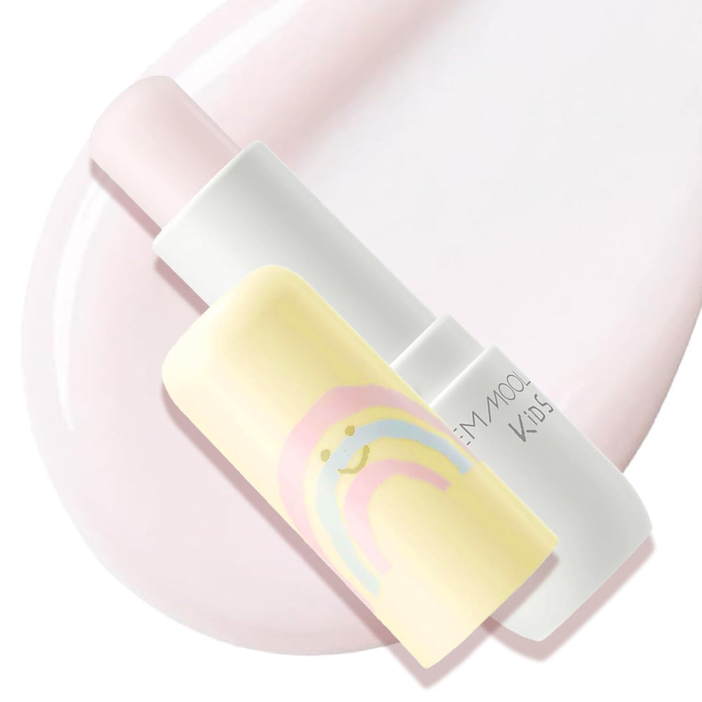 JUNG SAEM MOOL KIDS Mild Lip Balm tube closeup shows fragrance-free, gentle care.