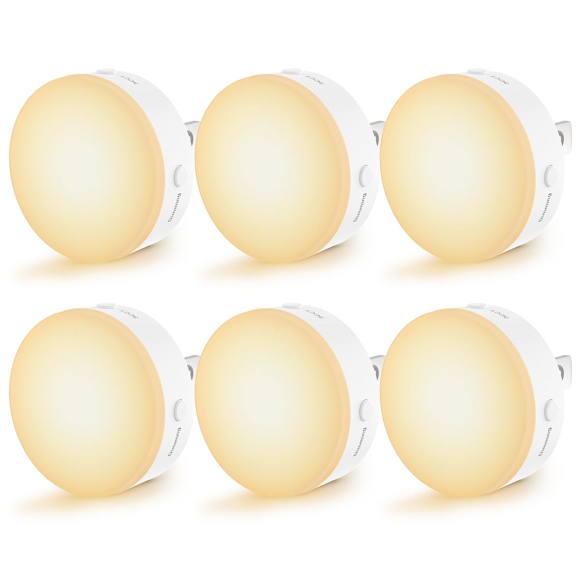 Junlit night light plug-in dimmable for hallway visibility