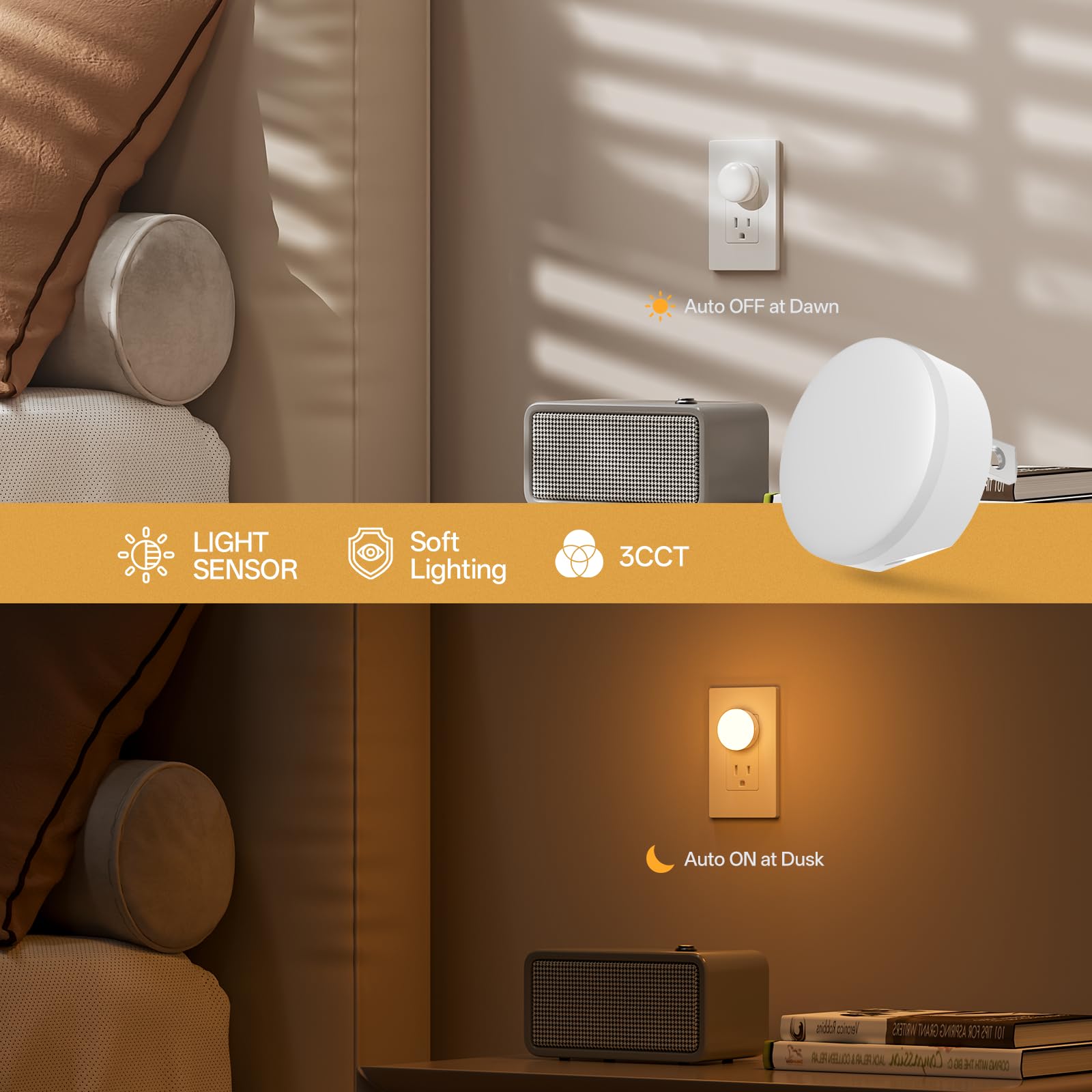 Junlit six-pack provides versatile night lighting across rooms