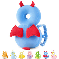 JunNeng baby head protector backpack in dark blue devil keeps little heads safe during first steps