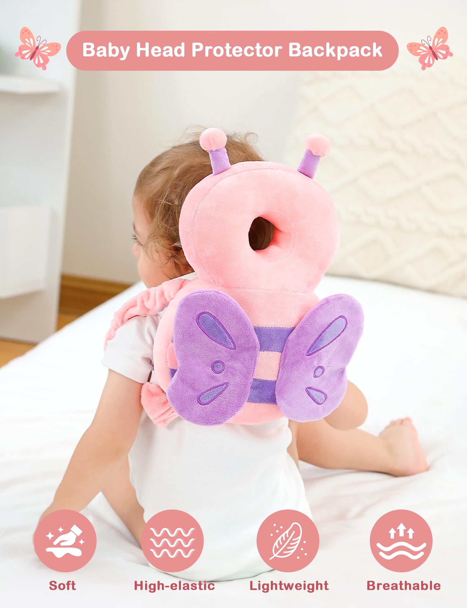 JunNeng soft plush padding highlights gentle skin contact on the head protector